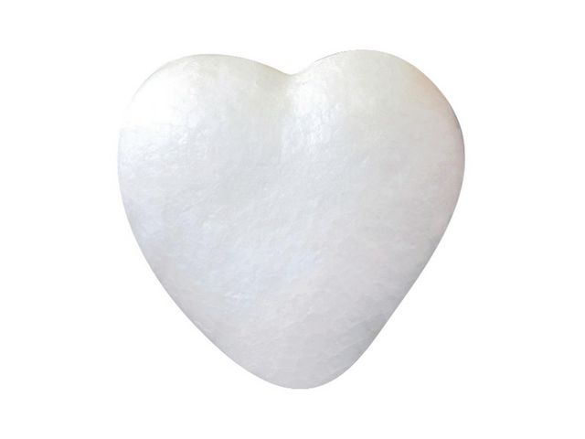 Frigolithjärta 10 cm 25/fp