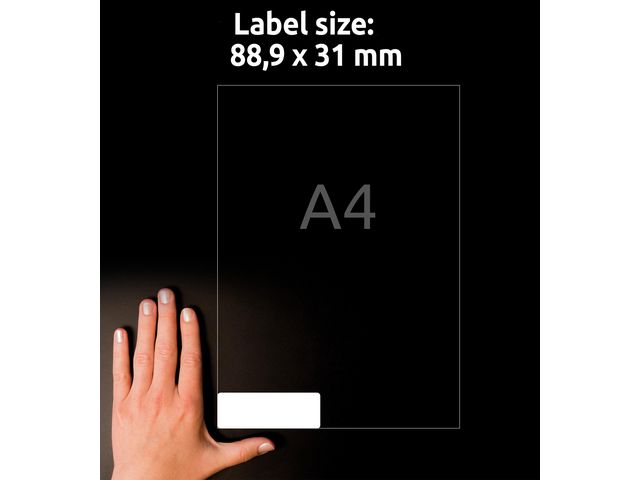 Namnskylt AVERY 88,9x31mm 320/fp