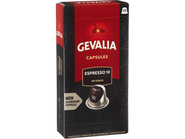 Kaffekapslar GEVALIA ESP INTENSO 10/fp