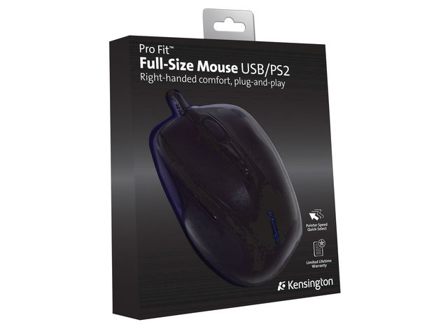 Mus KENSINGTON Pro Fit Standard kabel