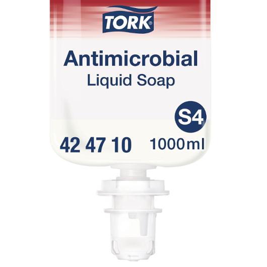 Tvål TORK S4 Antimikrobiell Flyt. 1L