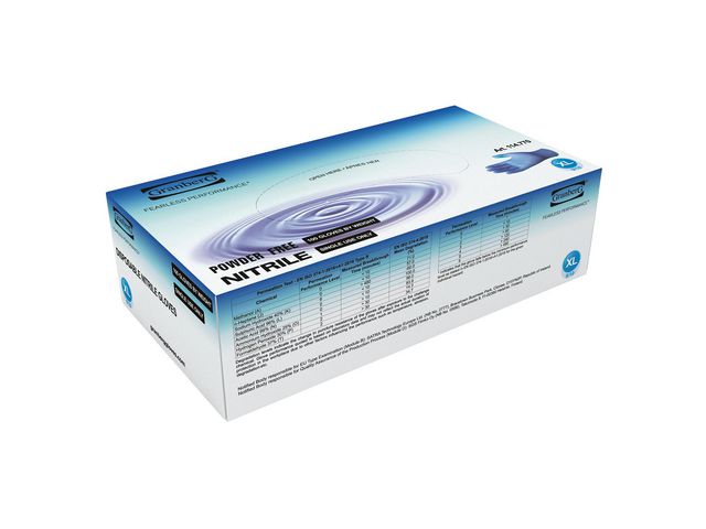 Nitrilhandske 770 blå XL 100/fp