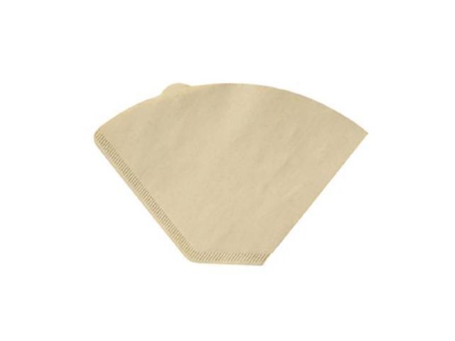 Kaffefilter DUNI 1x4 oblekt brun 200/fp