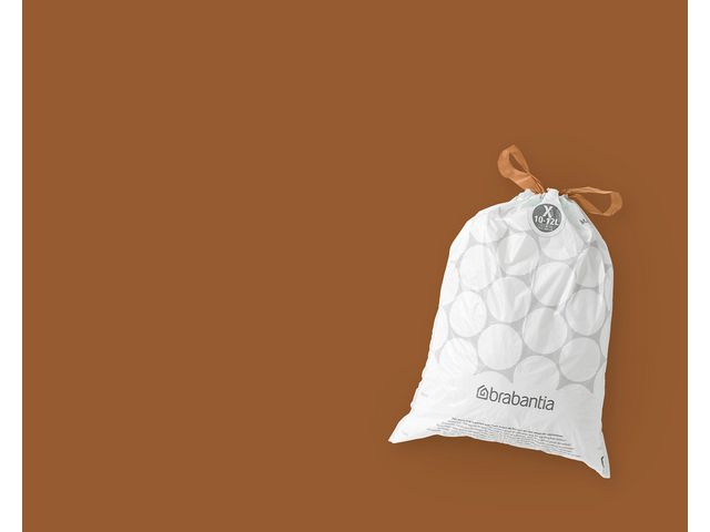 Insatspåse X BRABANTIA 10-12L vit 40/fp