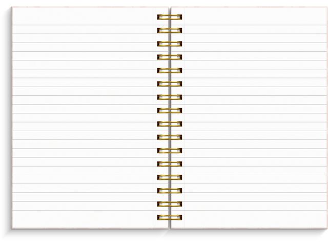 Anteckningsbok BURDE A5 Flower