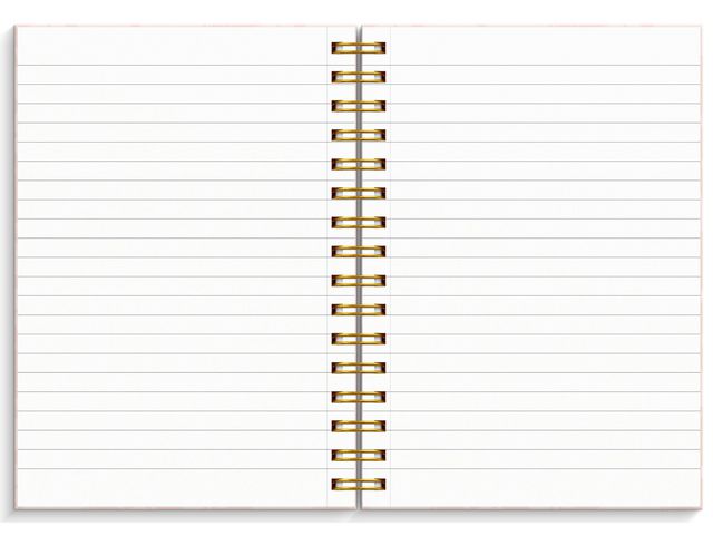 Anteckningsbok BURDE A5 Flower