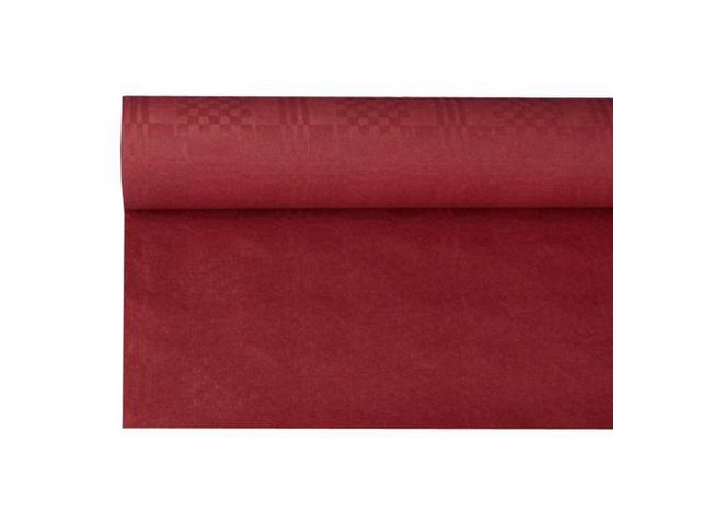 Duk papper 1,8x8m vinröd