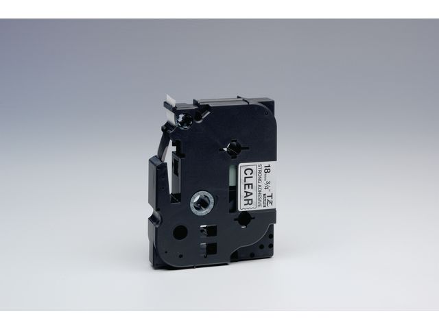 Tape BROTHER TZES141 18mm svart på klar