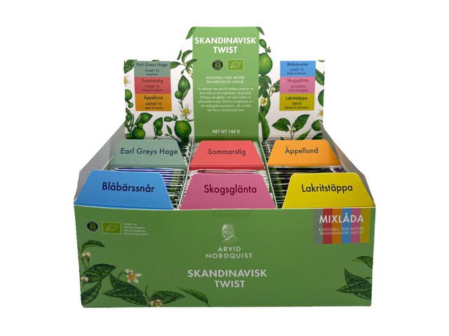 Te ARVID.N Sortimentslåda 6 smaker 90/fp