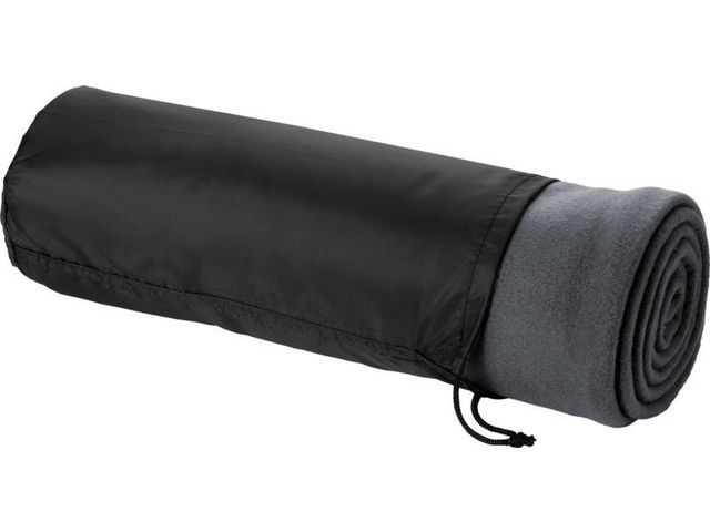 Fleecepläd Huggy I påse mörkgrå