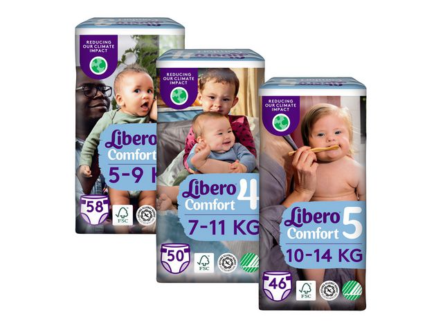 Blöja LIBERO Comfort S3 5-9kg 58/fp