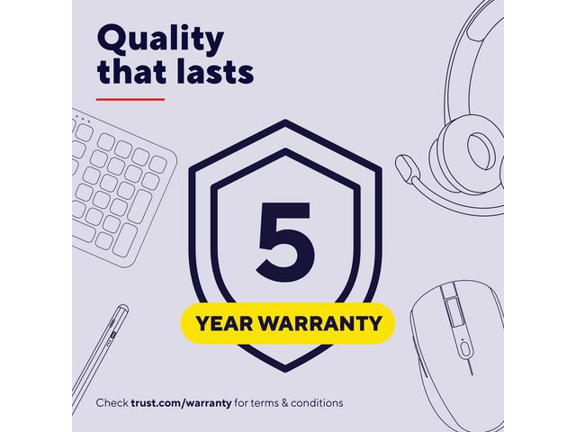 Mus Ergonomisk TRUST Bayo II trådlös