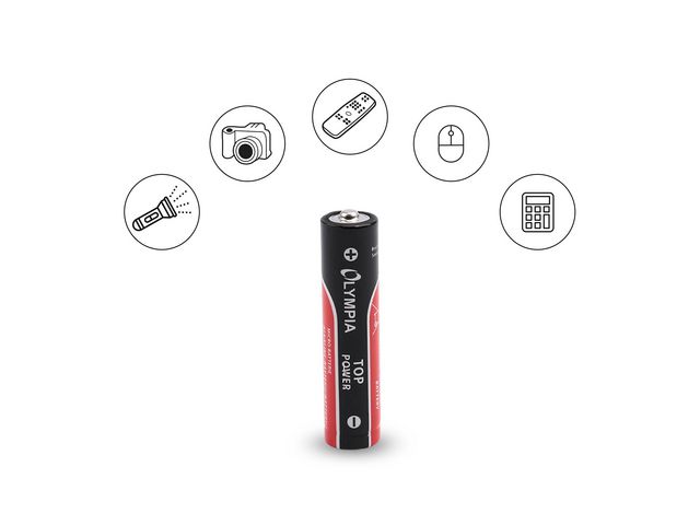 Batteri OLYMPIA AAA 24/fp