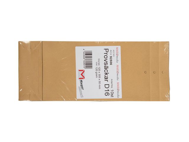 Provsäck nr.16 125x290x40mm 10/fp