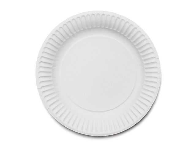 Tallrik vit 18cm 50/fp