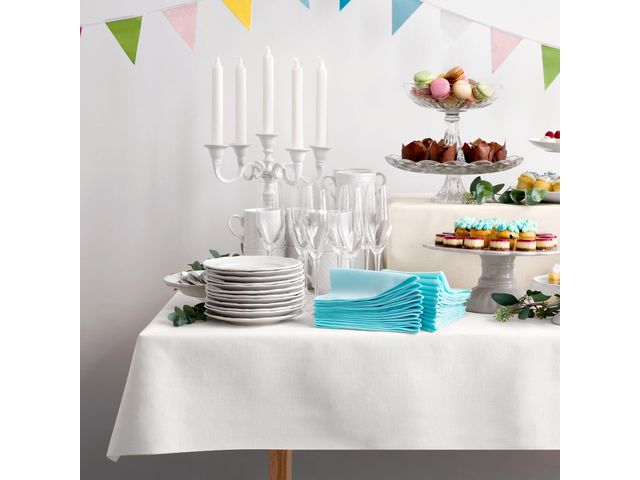 Bordsduk TORK Damast 120cmx50m vit