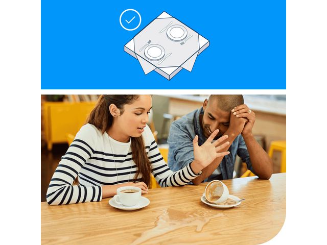 Bordsduk TORK Damast 120cmx50m vit