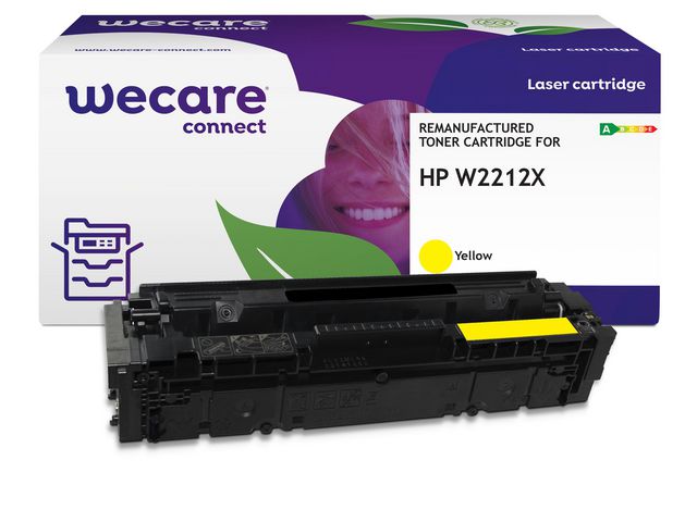 Toner WECARE HP W2212X 207X 2,45K gul