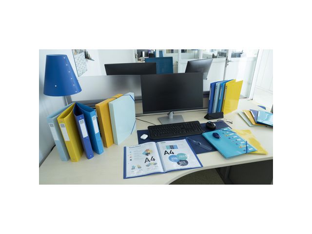 Gummibandsmapp PP BeB. 3-kl A4 s.f. 4/fp