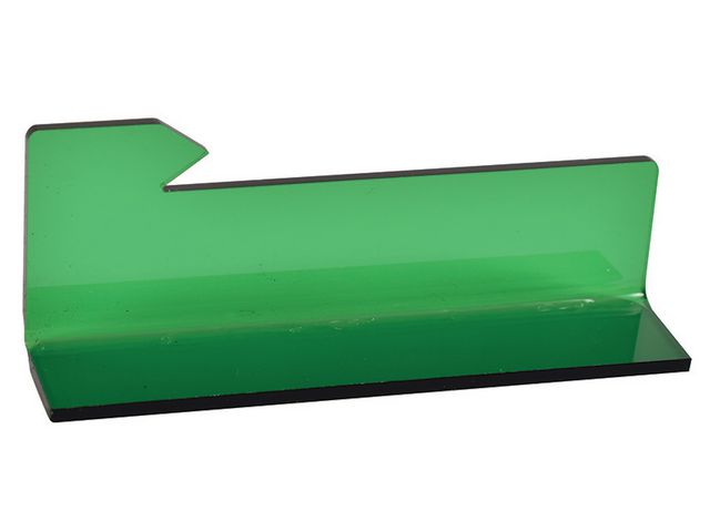 Läslinjal med pil 10/fp