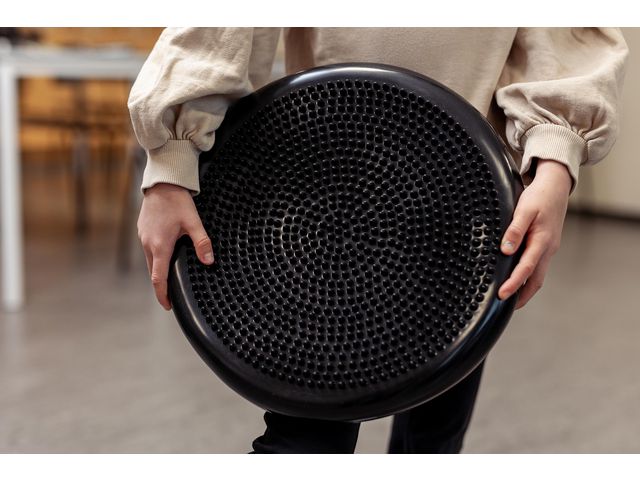 Balanskudde 33cm svart diam