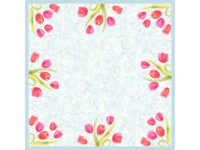 Snibbduk DUNICEL Tulips 84X84cm 20/fp