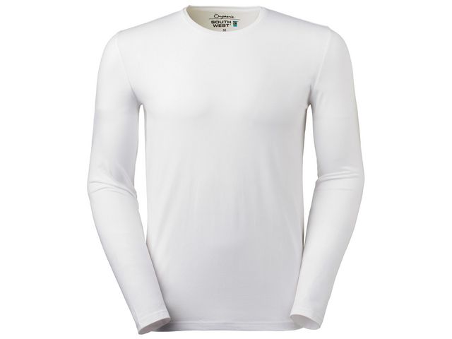 T-shirt långärmad SW Leo vit 3XL