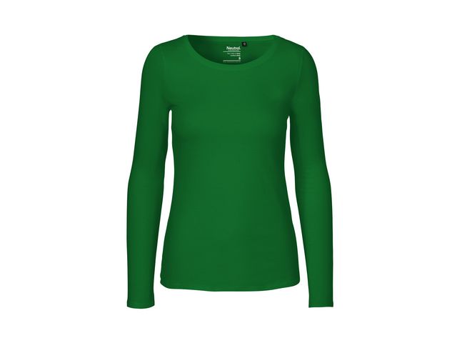 T-shirt LÄ O81050 GOTS dam grön M