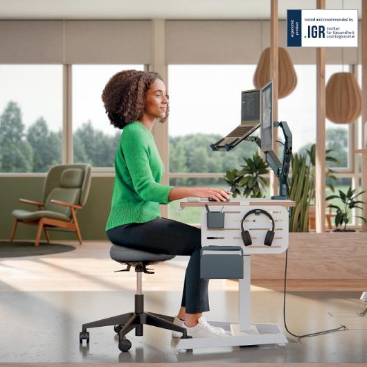 Sadelstol LEITZ Active Balance m.hjul