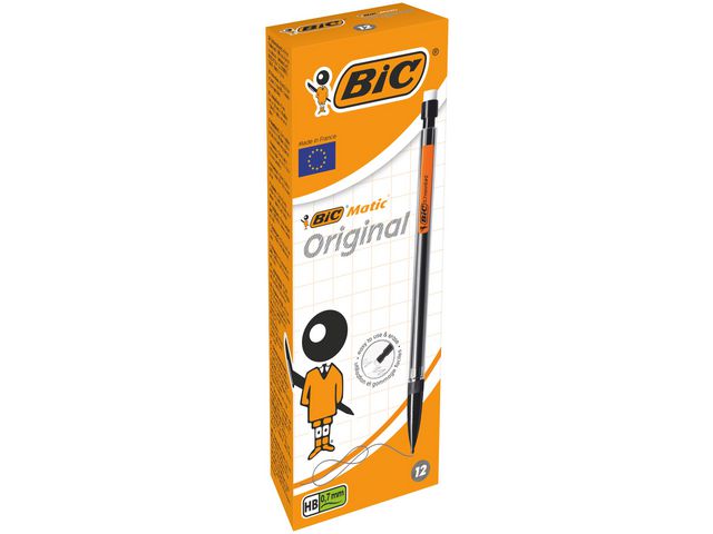 Stiftpenna BIC Matic 0,7mm sort. färger