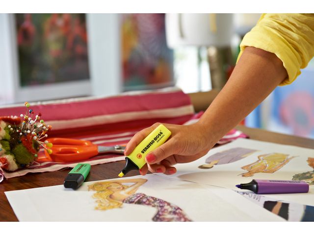 Överstrykningspenna STABILO Boss Rosa