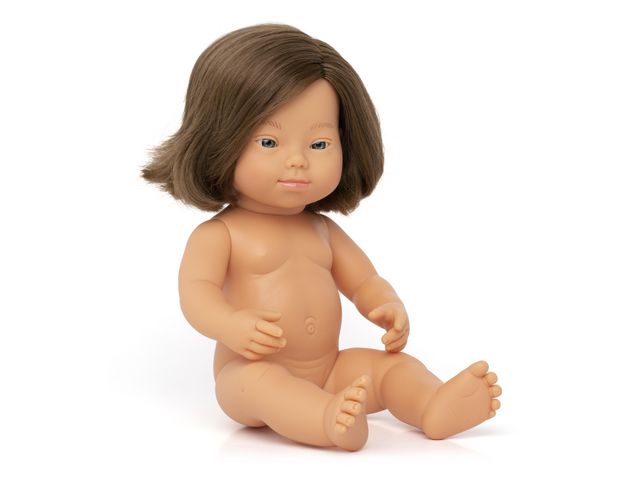 Docka downs syndrom pojke 38cm