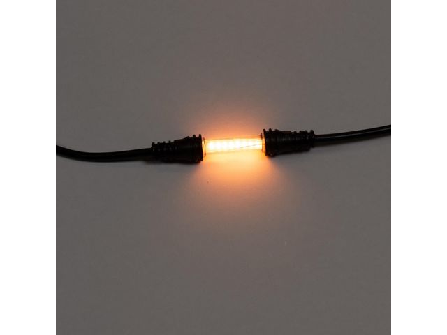 Ljusslinga 30 amber LED 9,57m svart