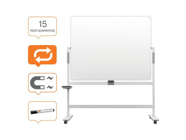 Whiteboard NOBO MoveMeet dubbelsidig