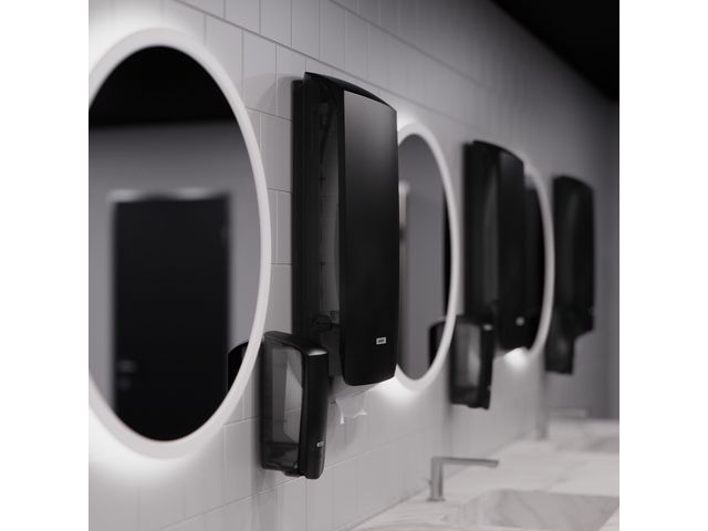 Dispenser KATRIN handduk XL svart