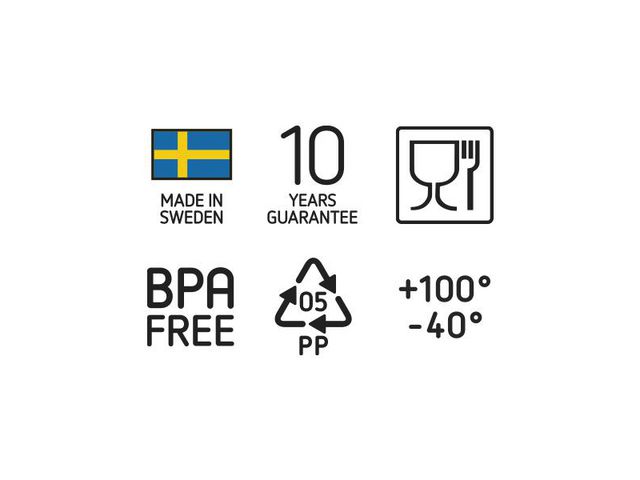 Förvaringsbox med lock 1L