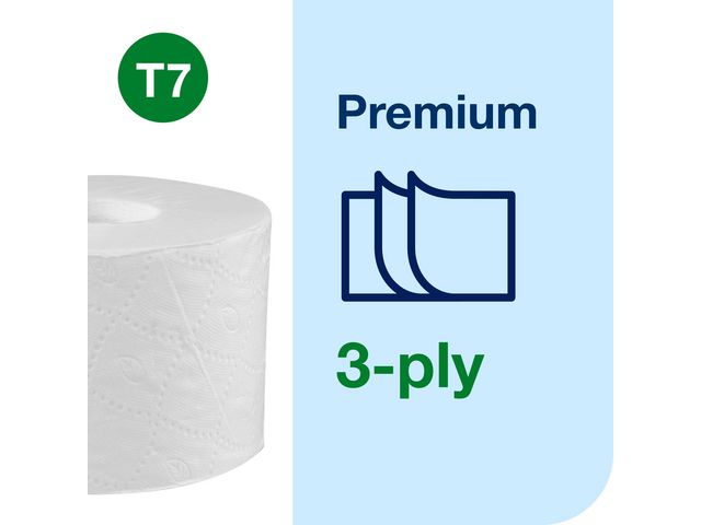 Toalettpapper TORK Pre T7 3-lag 18/krt