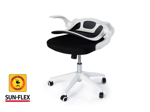 Kontorsstol SUN-FLEX Hideaway vit