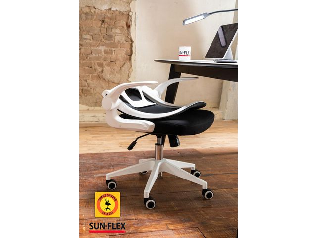 Kontorsstol SUN-FLEX Hideaway vit