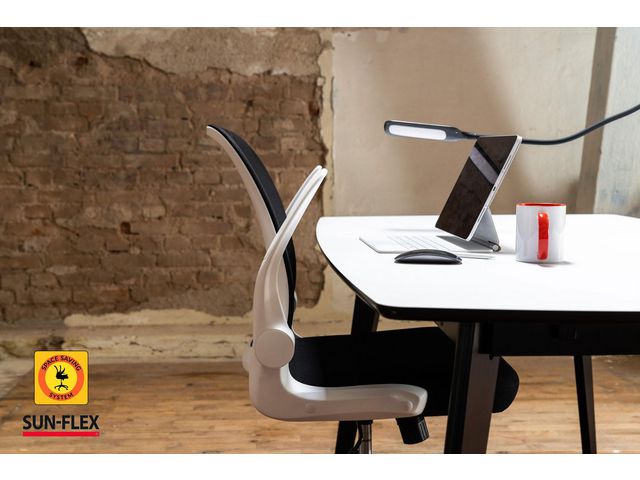 Kontorsstol SUN-FLEX Hideaway vit