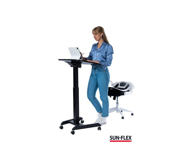 Kontorsstol SUN-FLEX Hideaway vit