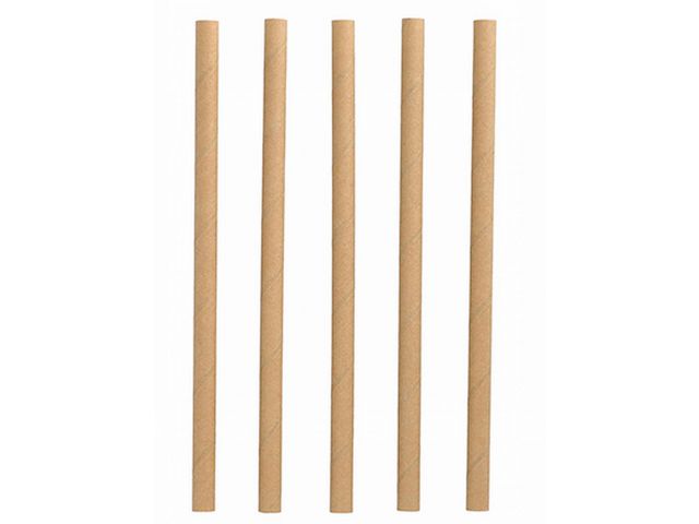 Sugrör PAPSTAR papper 10mmx21cm 100/fp