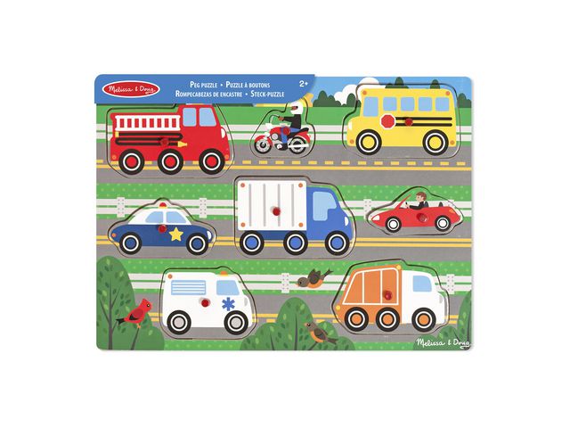 Knoppussel Fordon 8 bitar