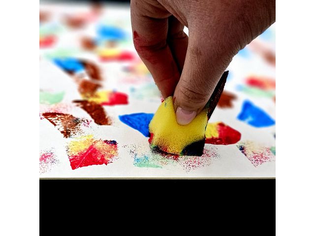 Målarkartong naturvit 560gr 30x30cm 40st