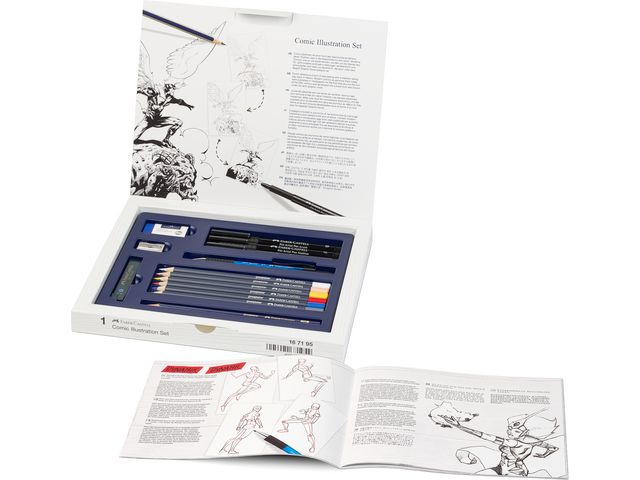 Fiberpenna Pitt Artist Manga Set 15delar