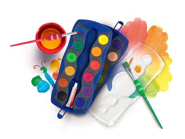 Akvarellfärglåda Connector 25 färger