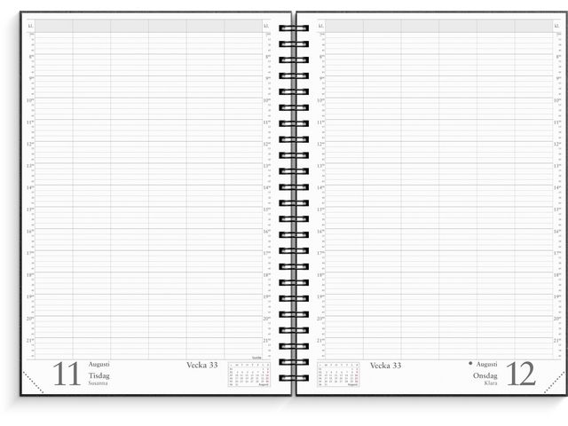 Bokningsjournalen 2026 svart