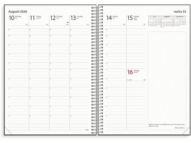 Noteringskalendern refill 2026