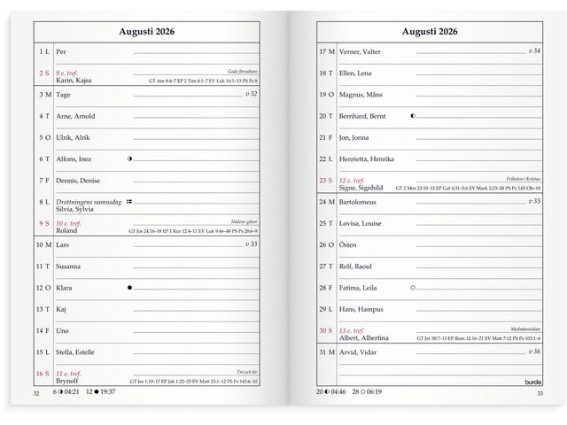 Sveriges Almanacka 2026