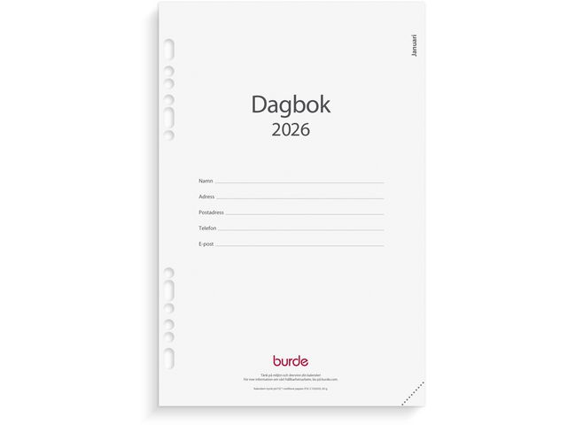 Business kalendersats Dagbok 2026